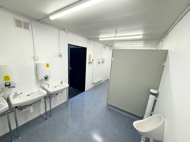 24x9ft | 4+1 Toilet Block | Anti-Vandal | Portable | Site Accommodation | No 768