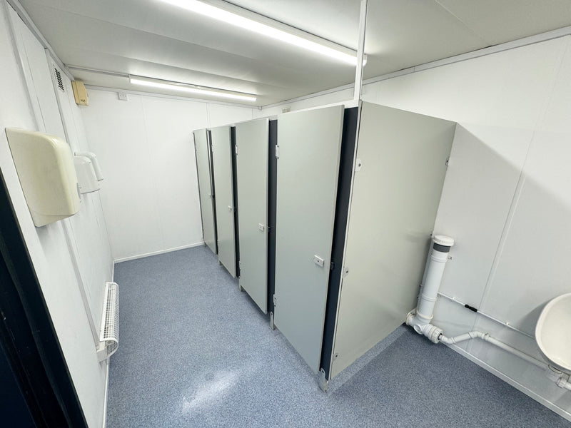 24x9ft | 4+1 Toilet Block | Anti-Vandal | Portable | Site Accommodation | No 768