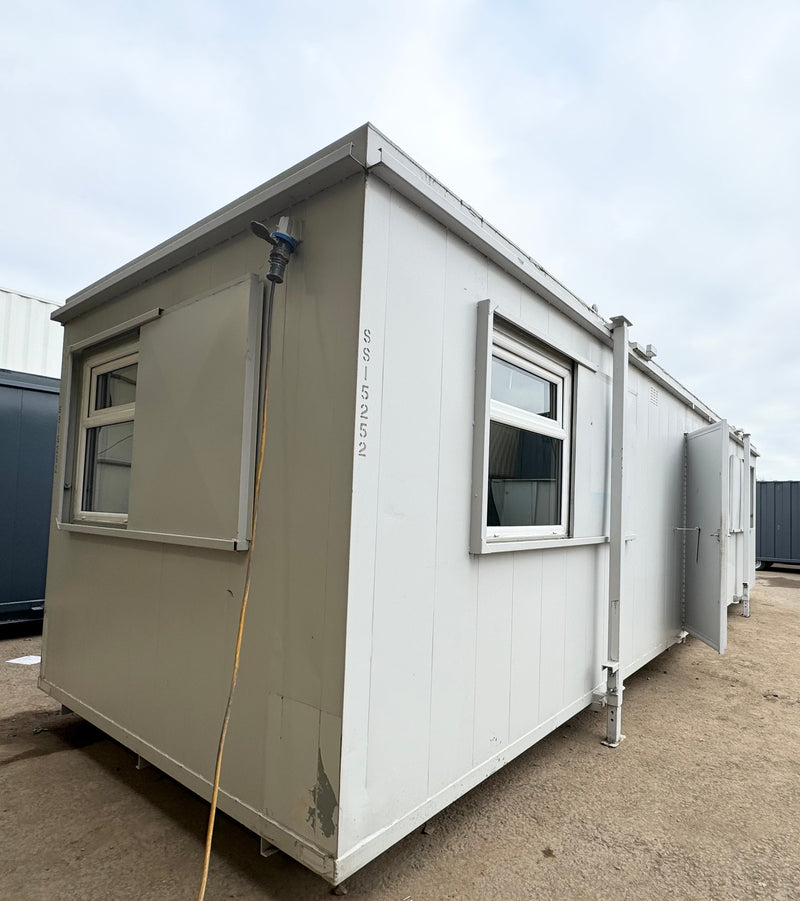 32x10ft | 2 Rooms | Canteen / Office | Portable Anti-Vandal Building | Site Accommodation | Reduced |No 1380