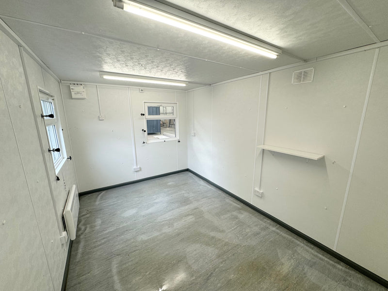 32x10ft | 2 Rooms | Canteen / Office | Portable Anti-Vandal Building | Site Accommodation | Reduced |No 1380