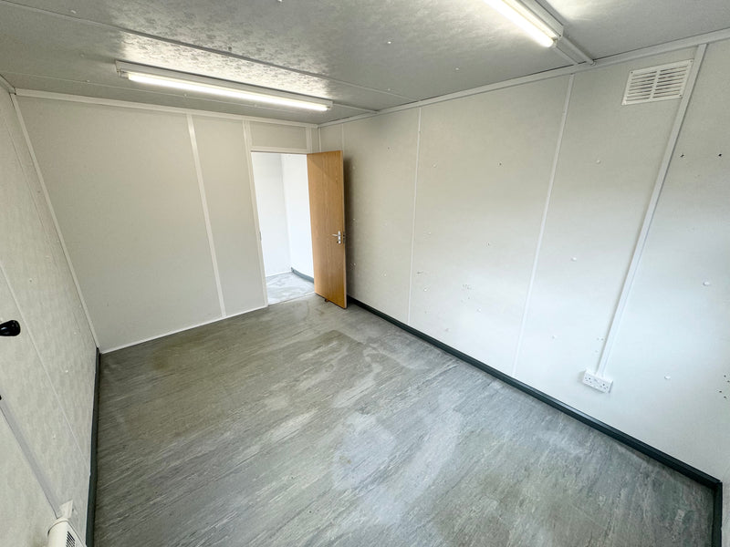 32x10ft | 2 Rooms | Canteen / Office | Portable Anti-Vandal Building | Site Accommodation | Reduced |No 1380