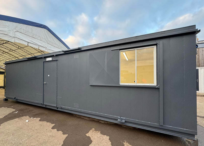 32x10ft Cabin | Open Plan Canteen / Office | Anti-Vandal | Site Accommodation | No 1177