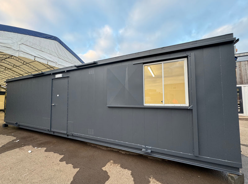 32x10ft Cabin | Open Plan Canteen / Office | Anti-Vandal | Site Accommodation | No 1177