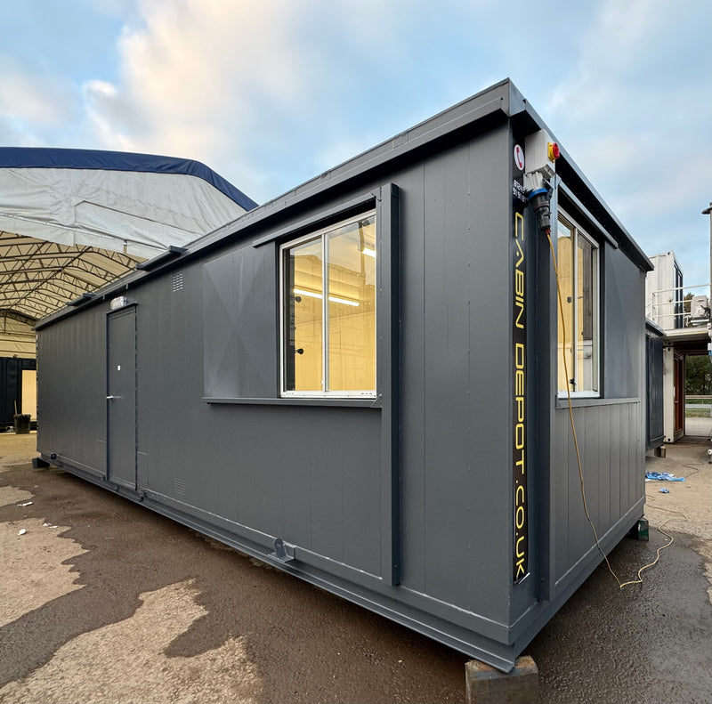 32x10ft Cabin | Open Plan Canteen / Office | Anti-Vandal | Site Accommodation | No 1177