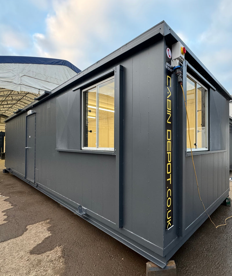 32x10ft Cabin | Open Plan Canteen / Office | Anti-Vandal | Site Accommodation | No 1177