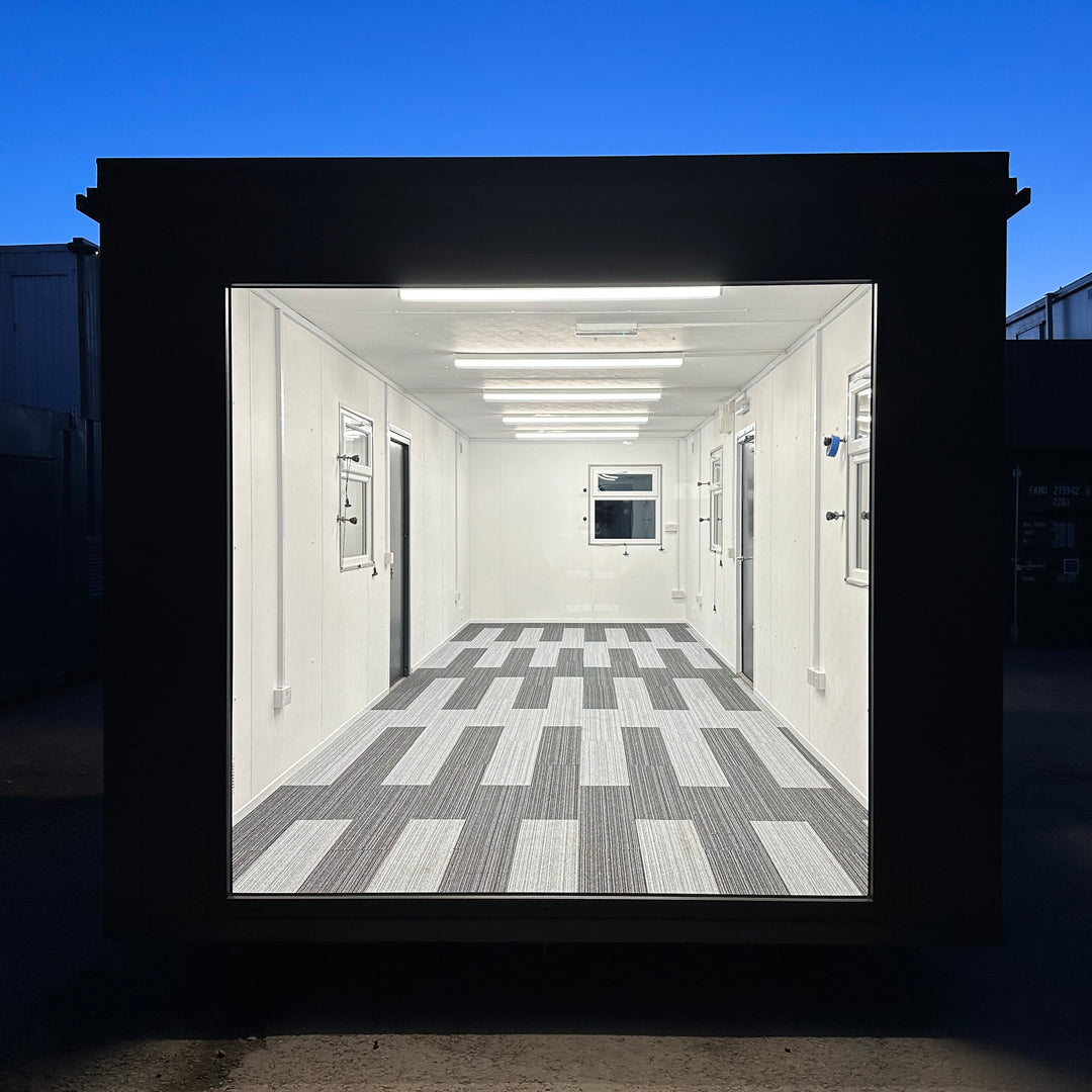 32x10ft Cabin | CUSTOM | Sales Office / Canteen | 10 m Cabin | Portable Building | No 1074