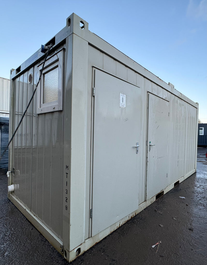 16 x 8 ft | 3 + 1 Toilet Block | Portable Building | Site Accommodation | Reduced | No 1360