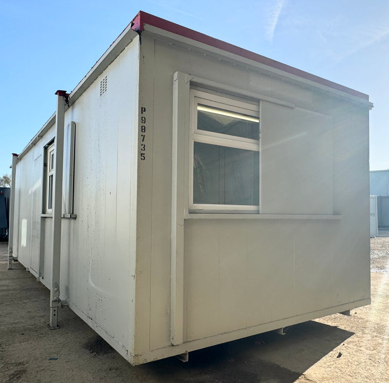 32x10ft | Open Plan Canteen / Office | Kitchen | Portable Anti-Vandal Building | Site Accommodation | Reduced |No 1373