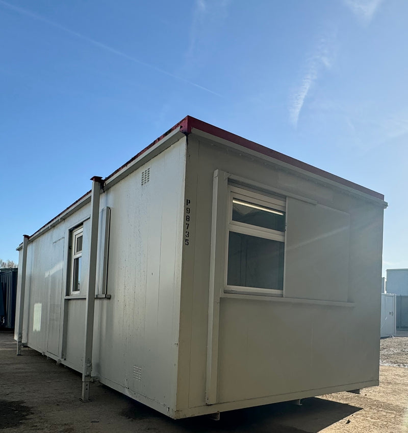 32x10ft | Open Plan Canteen / Office | Kitchen | Portable Anti-Vandal Building | Site Accommodation | Reduced |No 1373