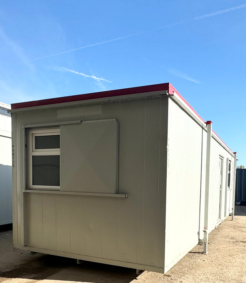 32x10ft | Open Plan Canteen / Office | Kitchen | Portable Anti-Vandal Building | Site Accommodation | Reduced |No 1373