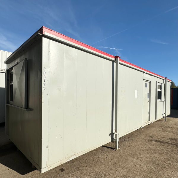 32x10ft | Open Plan Canteen / Office | Kitchen | Portable Anti-Vandal Building | Site Accommodation | Reduced |No 1373