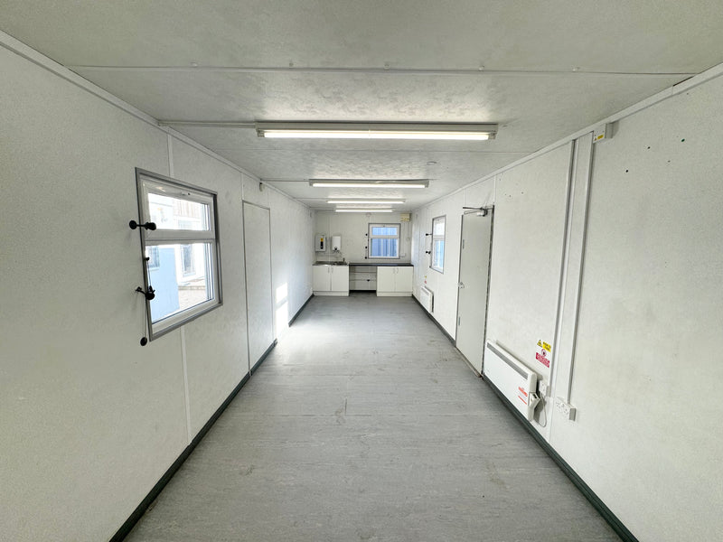 32x10ft | Open Plan Canteen / Office | Kitchen | Portable Anti-Vandal Building | Site Accommodation | Reduced |No 1373