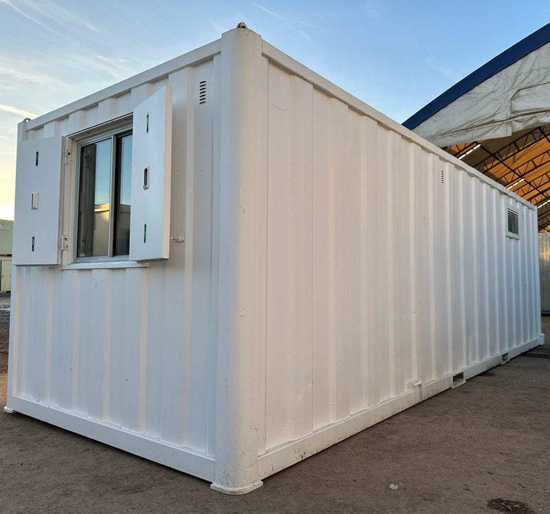 25x9ft | Static Welfare Unit | Office, Toilet, Canteen, Drying Room & Generator 6KVA | Welfare | Anti-Vandal | Building Site Accommodation | Portable Anti-Vandal | Reduced | No 1647