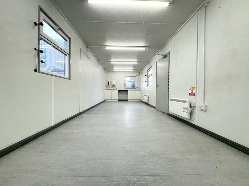 32x10ft | Open Plan Canteen / Office | Portable Anti-Vandal Building | Site Accommodation | Reduced | No 1373