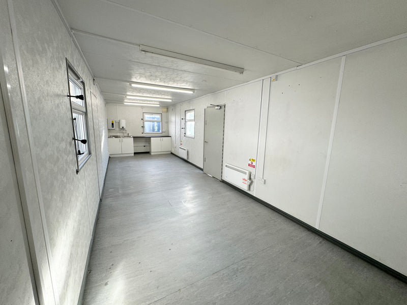 32x10ft | Open Plan Canteen / Office | Portable Anti-Vandal Building | Site Accommodation | Reduced | No 1373