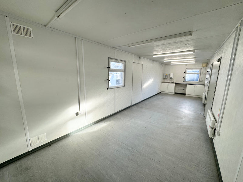 32x10ft | Open Plan Canteen / Office | Portable Anti-Vandal Building | Site Accommodation | Reduced | No 1373