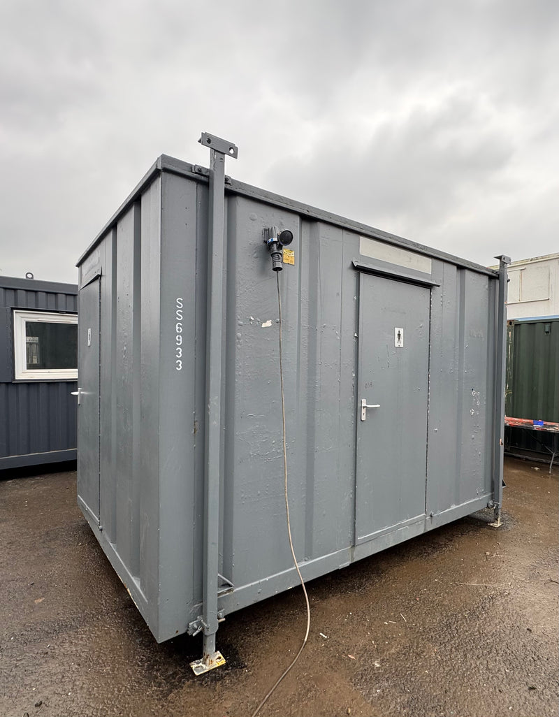 12 x 9 ft | 2 + 1 Toilet Block | Portable Building | Site Accommodation | Reduced | No 1038