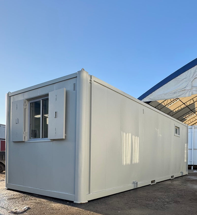 25x9ft | Static Welfare Unit | Office, Toilet, Canteen, Drying Room & Generator 6KVA | Welfare | Anti-Vandal | No 1230