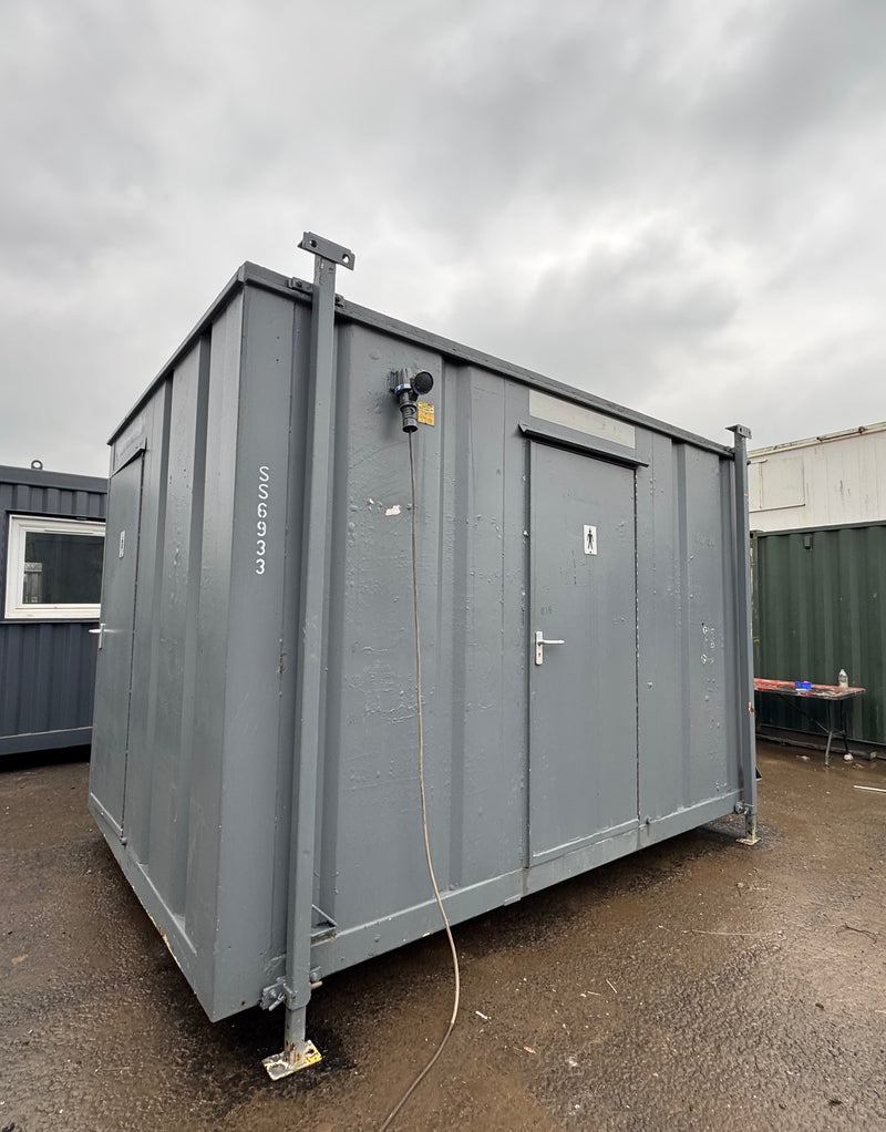 12 x 9 ft | 2 + 1 Toilet Block | Portable Building | Site Accommodation | Reduced | No 1038