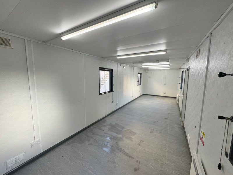 32x10ft | Open Plan Canteen / Office | Portable Anti-Vandal Building | Site Accommodation | Reduced |No 1375