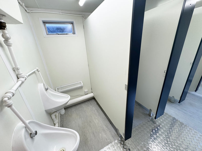 3+1 Toilet Block | 16 x 9 Ft Anti-Vandal | Portable Toilet Block | No 1108