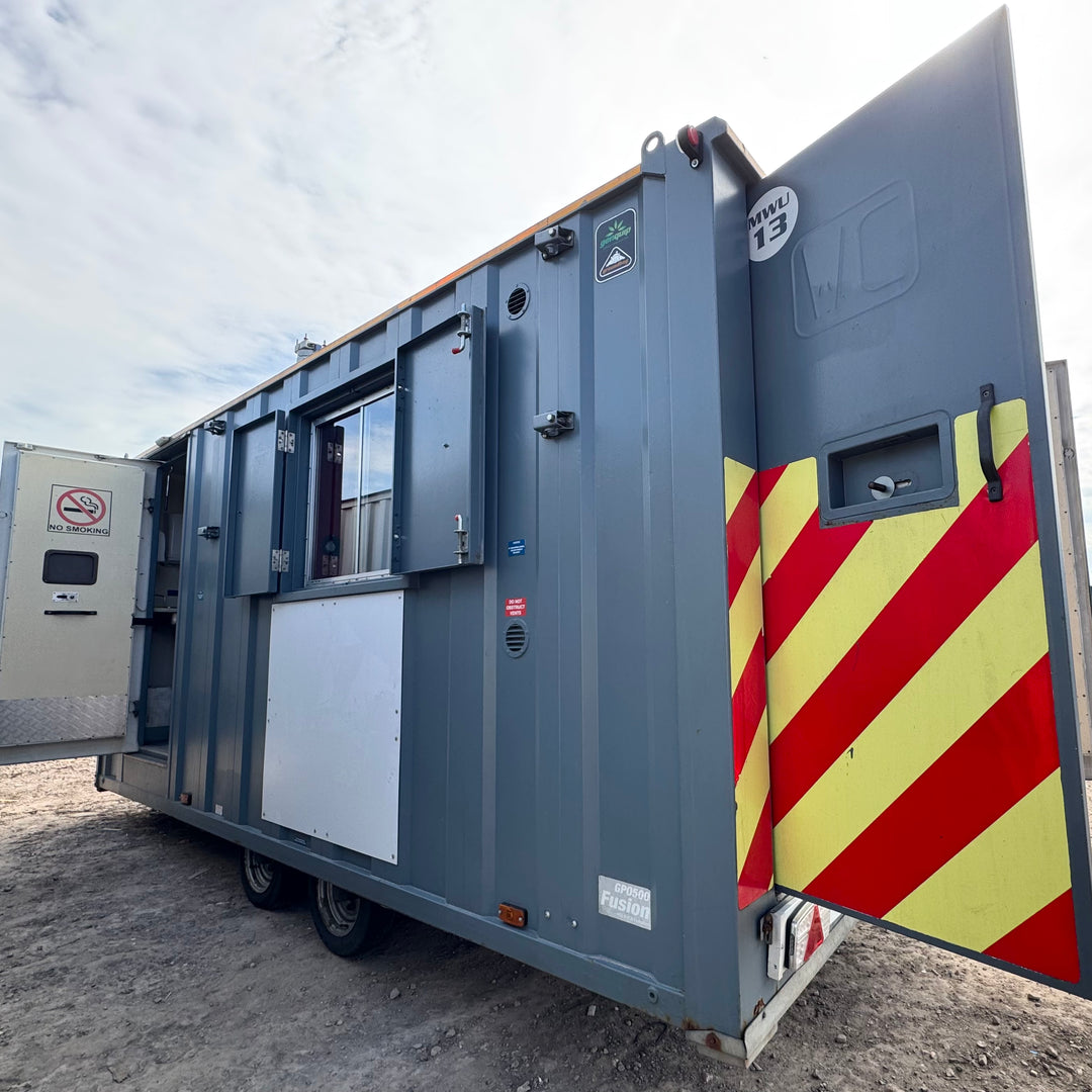 Groundhog Towable Mobile Welfare | 16 Ft | 2017 |Twin Axle | GPO500 | Building Site Accommodation | Reduced | No 1443