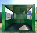 Steel Smoking Shelter - Green
