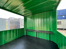 Steel Smoking Shelter - Green