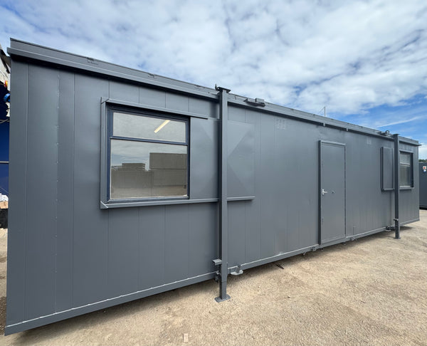 32x10 ft | Portable building | 2 Rooms | Anti-Vandal Portable Cabin | Office / Canteen | No 1211