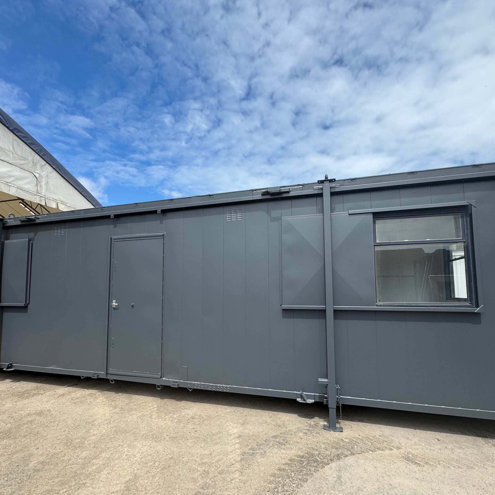 32x10 ft | Portable building | 2 Rooms | Anti-Vandal Portable Cabin | Office / Canteen | No 1211