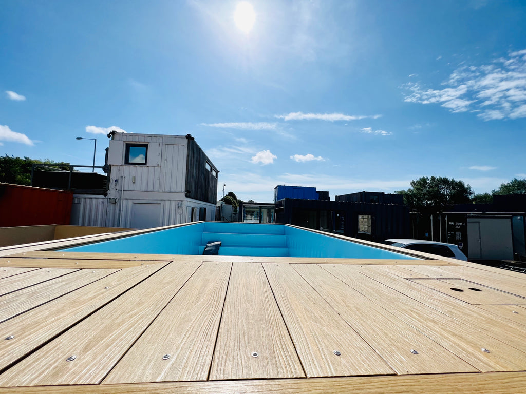 CUBE Container Swimming Pool - RECESSED DESIGN