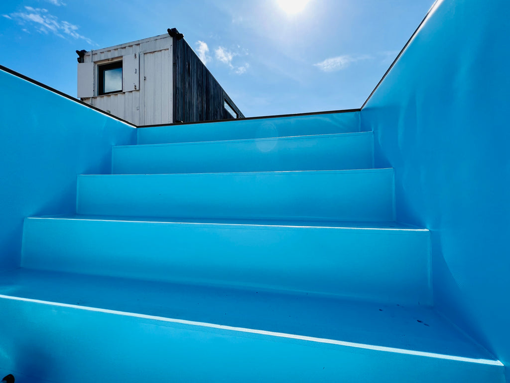 CUBE Container Swimming Pool - RECESSED DESIGN