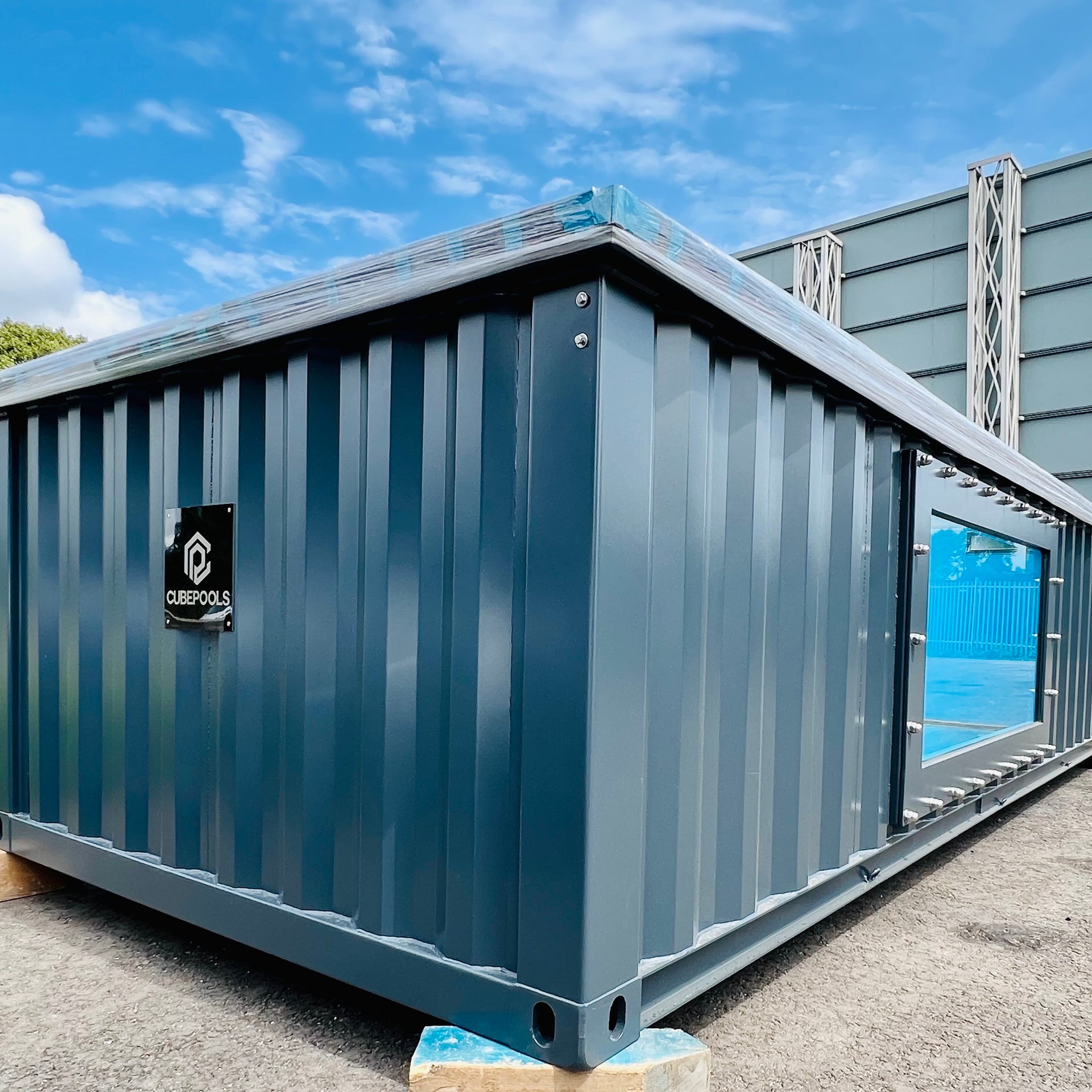 6M Container Swimming Pool with Swim Jets| Endless Swimming Pool | Outdoor Pool