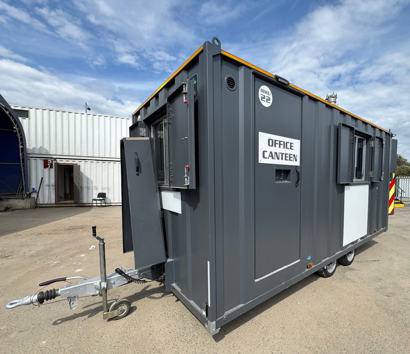 Groundhog Towable Mobile Welfare | 16 Ft | 2017 |Twin Axle | GPO500 | Building Site Accommodation | Reduced | No 1531