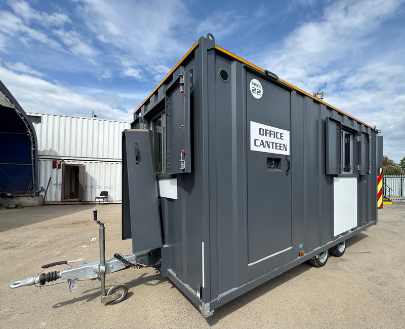 Groundhog Towable Mobile Welfare | 16 Ft | 2017 |Twin Axle | GPO500 | Building Site Accommodation | Reduced | No 1531