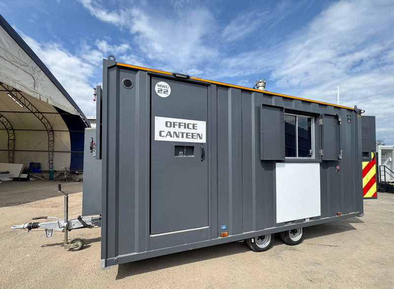 Groundhog Towable Mobile Welfare | 16 Ft | 2017 |Twin Axle | GPO500 | Building Site Accommodation | Reduced | No 1531
