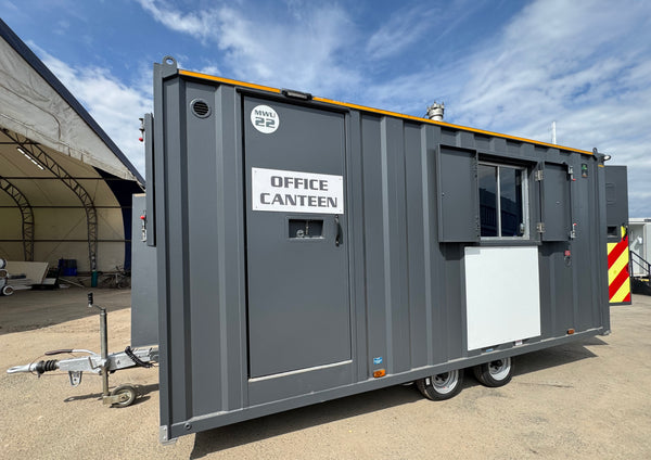 Groundhog Towable Mobile Welfare | 16 Ft | 2017 |Twin Axle | GPO500 | Building Site Accommodation | Reduced | No 1531
