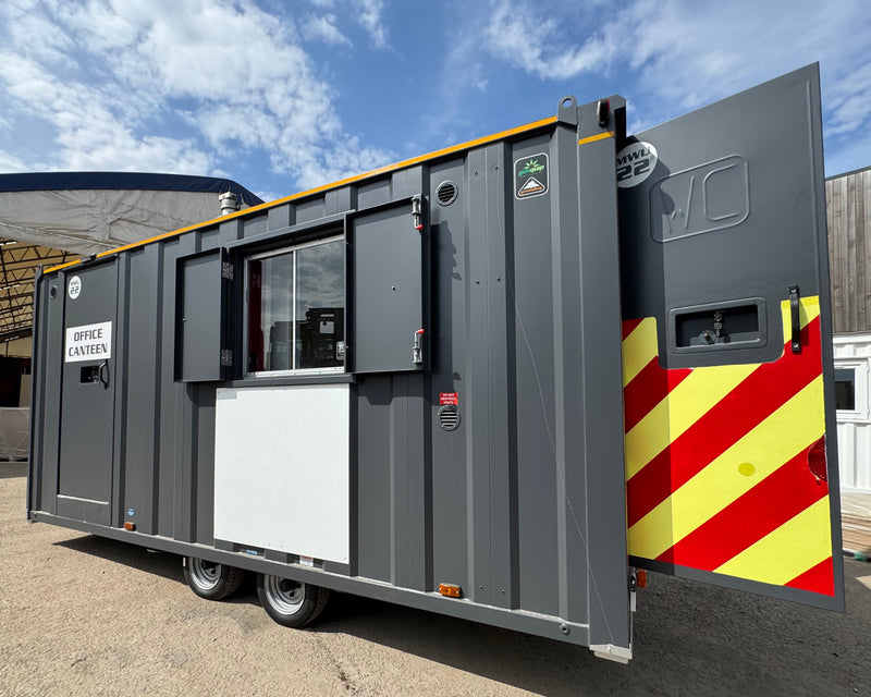 Groundhog Towable Mobile Welfare | 16 Ft | 2017 |Twin Axle | GPO500 | Building Site Accommodation | Reduced | No 1531