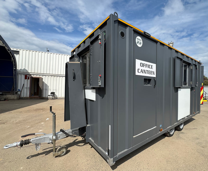 Groundhog Towable Mobile Welfare | 16 Ft | 2017 |Twin Axle | GPO500 | Building Site Accommodation | Reduced | No 1531