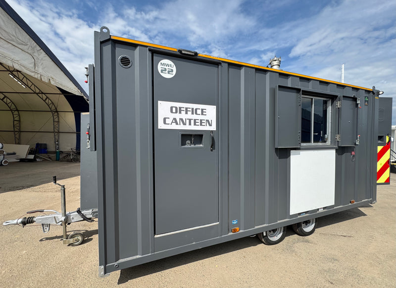 Groundhog Towable Mobile Welfare | 16 Ft | 2017 |Twin Axle | GPO500 | Building Site Accommodation | Reduced | No 1531