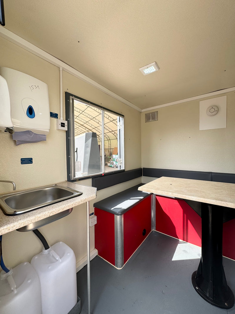 Groundhog Towable Mobile Welfare | 16 Ft | 2017 |Twin Axle | GPO500 | Building Site Accommodation | Reduced | No 1531