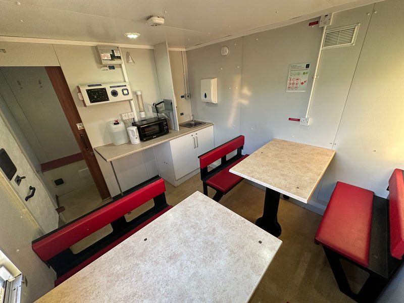 25x9ft | Static Welfare Unit | Office, Toilet, Canteen, Drying Room & Generator 6KVA | Welfare | Anti-Vandal | Building Site Accommodation | Portable Anti-Vandal | Reduced | No 1647