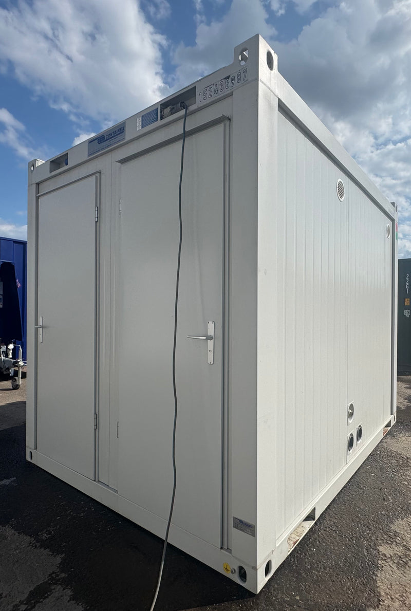 4 Bay Toilet Block | 4 WC's | 10x8 Ft | NEW Portable Toilet Block 4 Toilets, 4 Basins | Grey | No 795 LG