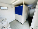 Portable Toilet Block 4+1 | 20 x9 ft | Portable Toilet Facility | Anti-vandal | No 890