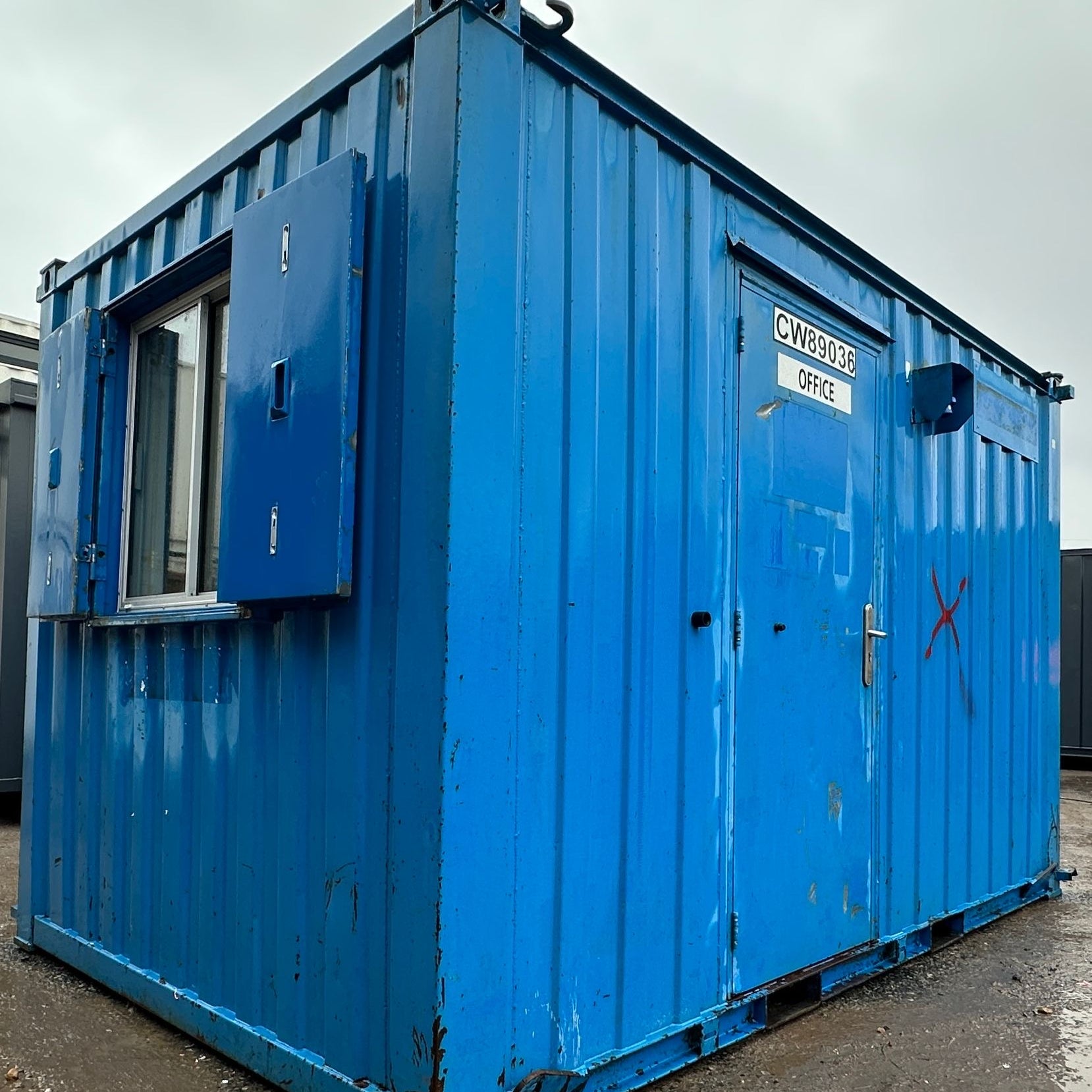 12 x 8 ft | Canteen / Office | Building Site Accommodation | Portable Anti-Vandal Cabin | Reduced | No 1685