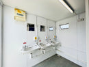 Portable Toilet Block 4+1 | 20 x9 ft | Portable Toilet Facility | Anti-vandal | No 890