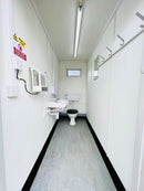 Portable Toilet Block 4+1 | 20 x9 ft | Portable Toilet Facility | Anti-vandal | No 890