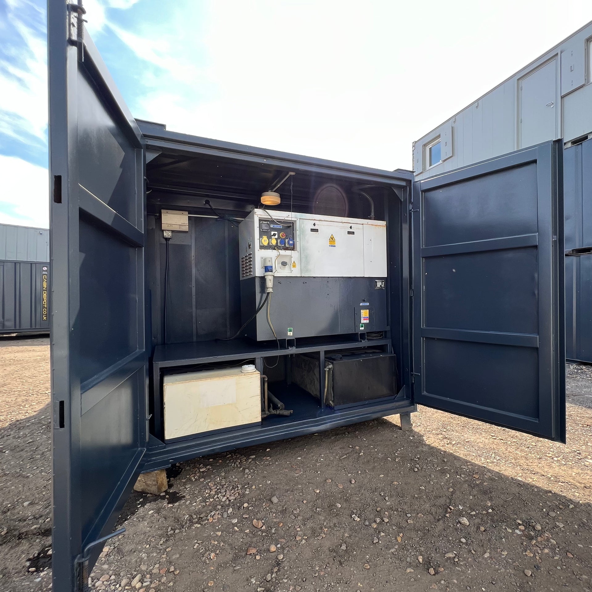 Static Welfare Cabin 24 Ft| Anti Vandal Combi Unit | 12 KVA Harrington Generator | No 850