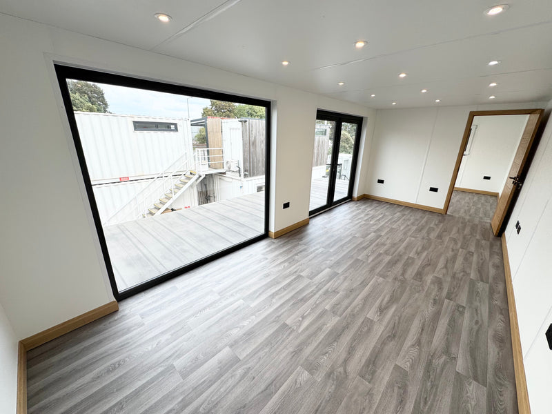 3 Bay | 32x10ft | Cabin Office Complex | Modular Portable Office | Container Conversion