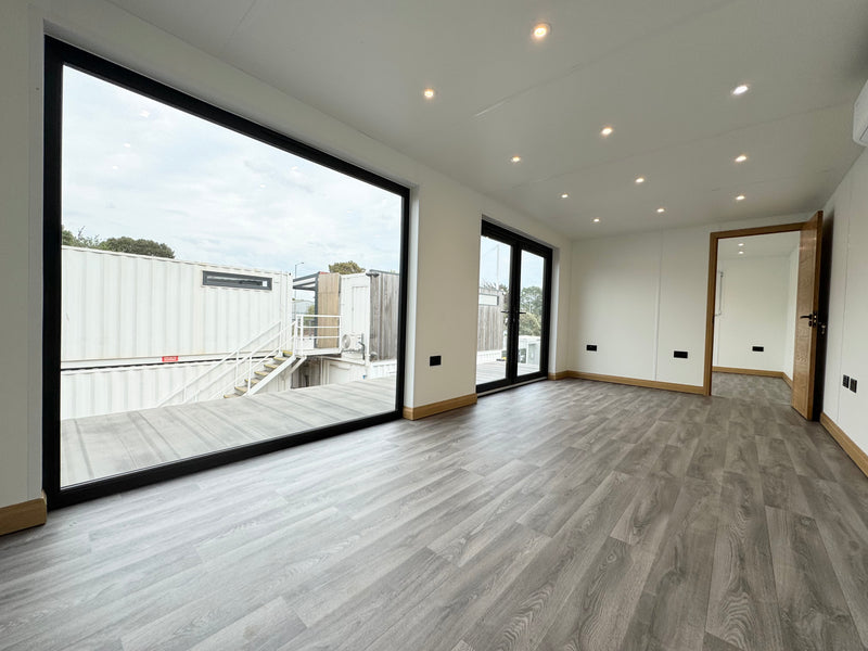 3 Bay | 32x10ft | Cabin Office Complex | Modular Portable Office | Container Conversion